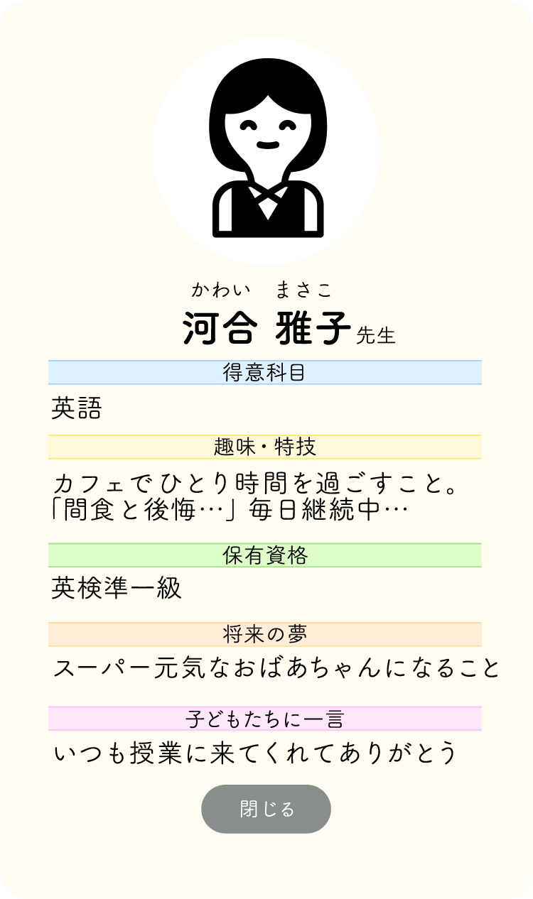 スタッフ12 詳細