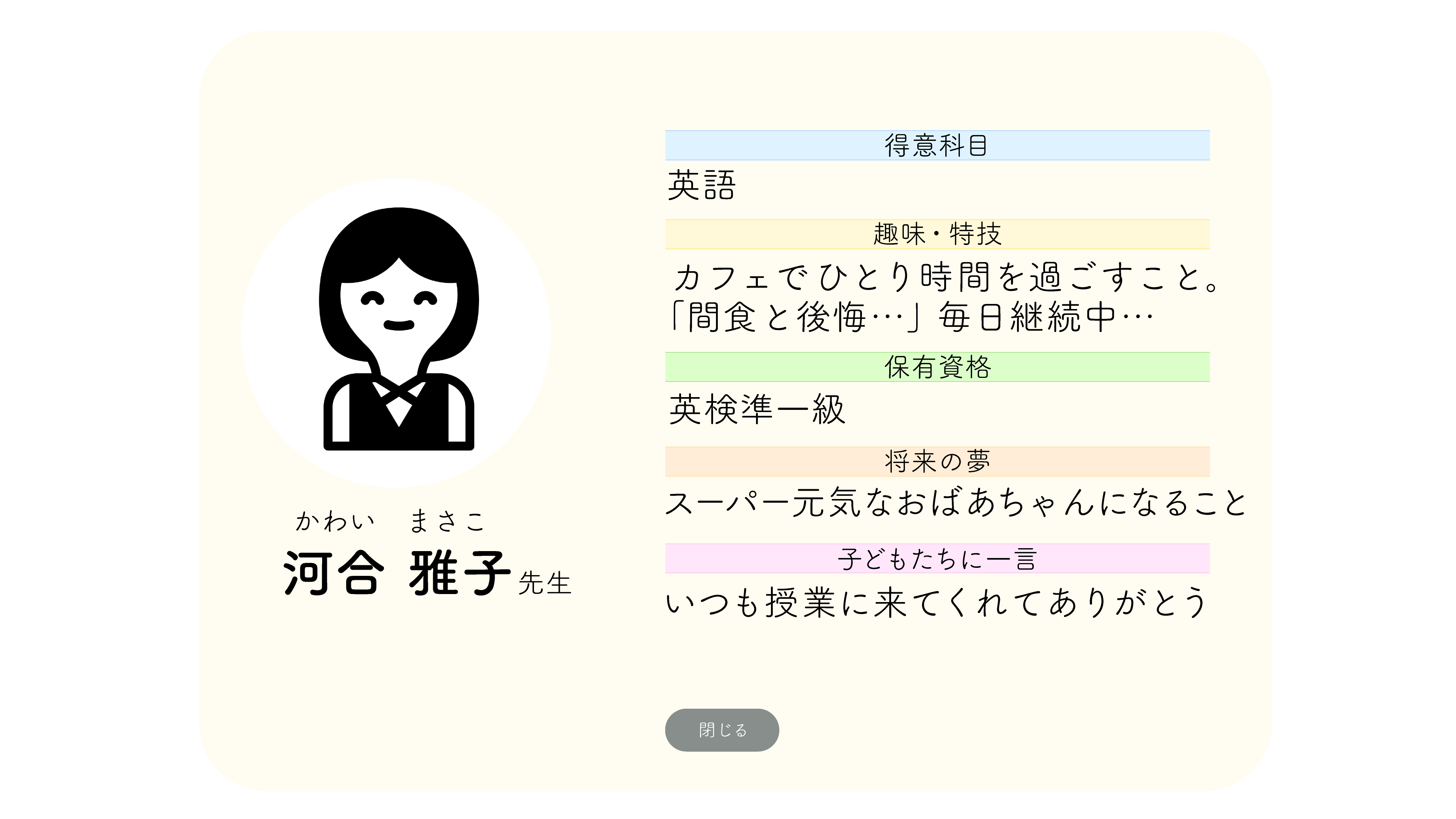 スタッフ12 詳細