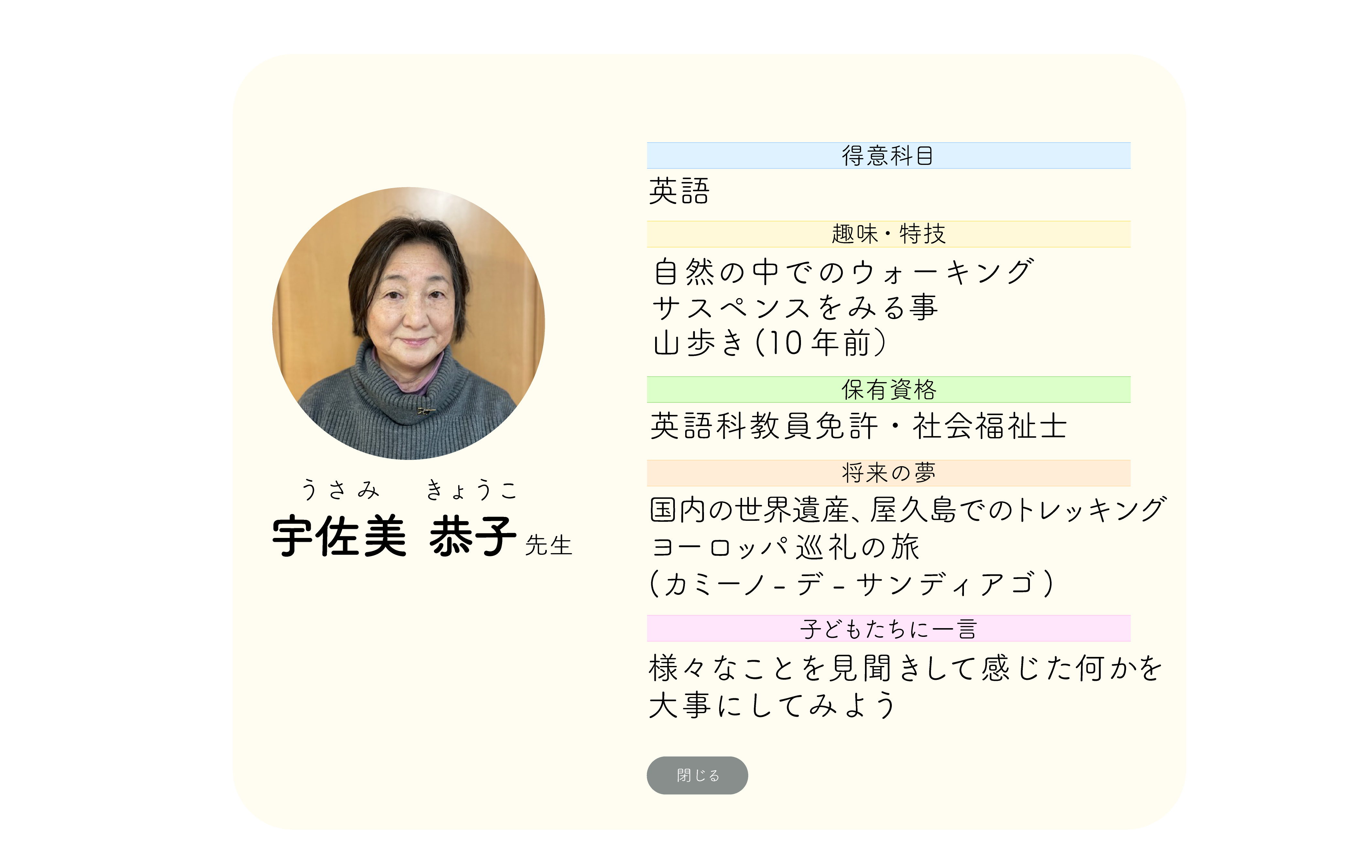 スタッフ13 詳細